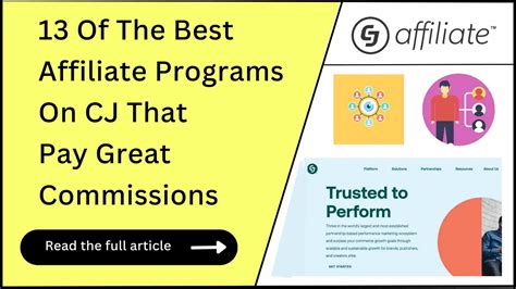 cj affiliate programs.